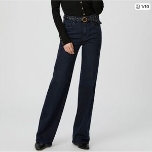 Citizens of Humanity Hatton High Rise Wide Leg Dark Wash Stretch Jeans Sz 27 EUC